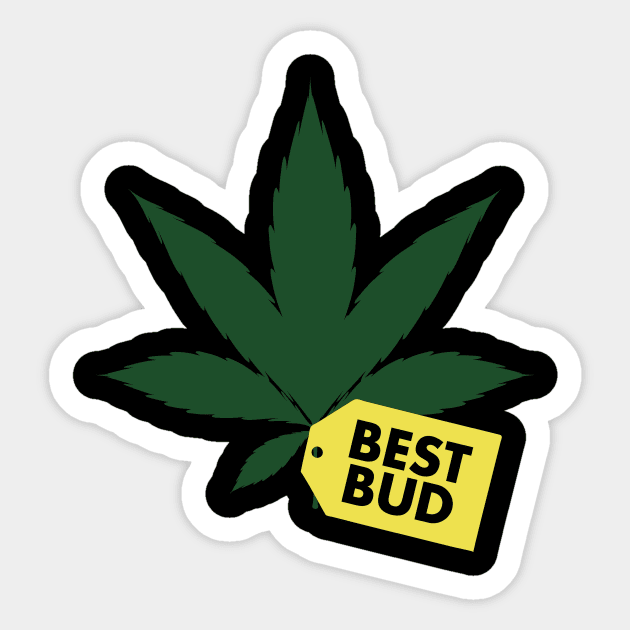 Best Bud Sticker by Chesterika